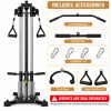 3-in-1 LAT Pulldown & Cable Row Machine – Wall-Mounted Home Gym Pulley System | 18 Adjustable Heights, 500 lbs Capacity