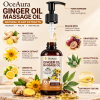 OCEAURA Ginger Body Massage Oil, 100 ml
