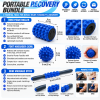 3-Piece Portable Muscle Recovery Bundle – Mini Foam Roller, Foot Massage Ball & Massage Stick