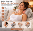 Heated Shiatsu Massage Pillow – Deep Kneading Massager for Neck, Back, Shoulders & Feet