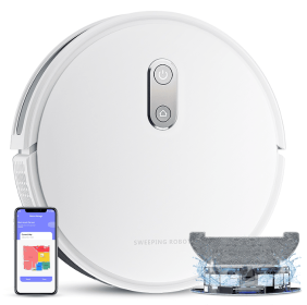 PSK10   automatic cleaning sweeping robot Wi-Fi connection automatic charging compatible with Alexa / APP gyroscope navigation 2.5h 3000pa powerf