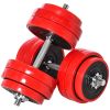 66 lb Adjustable Dumbbell & Barbell Set – 2-in-1 Strength Training Weights for Home Gym