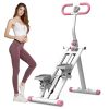 Foldable Vertical Climber Exercise Machine – Full-Body Cardio Stair Stepper with LCD Monitor | 265 lbs Capacity