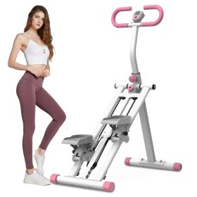 Foldable Vertical Climber Exercise Machine – Full-Body Cardio Stair Stepper with LCD Monitor | 265 lbs Capacity