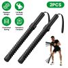 Ropeless Battle Ropes Set – Portable Spring Resistance Trainers for Full-Body Workouts | 2-Pack, Black