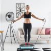 Whole Body Vibration Plate Exercise Machine with Resistance Bands & Remote Control – Home Fitness Equipment