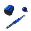 3-Piece Portable Muscle Recovery Bundle – Mini Foam Roller, Foot Massage Ball & Massage Stick