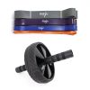 Maji Sports Full-Body & Core Strength Bundle – 4 Resistance Bands & Ab Wheel Workout Kit