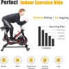 Indoor Cycling Exercise Bike – 330 lbs Capacity, 35 lb Flywheel, Adjustable Resistance & Digital Monitor | Home Gym Stationary Bike