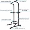 Adjustable Power Tower Dip & Pull-Up Station – Multi-Function Home Gym Strength Trainer | 330 lbs Capacity