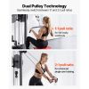 3-in-1 LAT Pulldown & Cable Row Machine – Wall-Mounted Home Gym Pulley System | 18 Adjustable Heights, 500 lbs Capacity