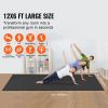 12' × 6' Non-Slip Exercise Mat – 7mm Thick High-Density Gym & Yoga Mat with Carry Bag
