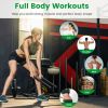 Ropeless Battle Ropes Set – Portable Spring Resistance Trainers for Full-Body Workouts | 2-Pack, Black