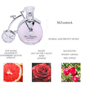 Free Roaming Eau de Parfum for Women – Luxury Floral & Fruity Perfume with Vintage Bicycle Bottle, 50ml (Option: 6909A)
