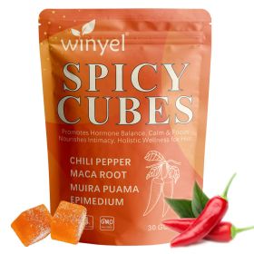 Men’s Vitality Spicy Peach Gummies – Hormonal Balance, Energy, Focus & Intimate Wellness Support (Option: 1 PCS)