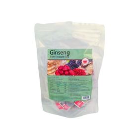 Five Treasures Herbal Tea – Red Date, Goji Berry & Ginseng Wellness Blend | Convenient Individual Tea Bags (Option: 1pc)