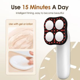 EMS & RF Body Sculpting Massager with Red Light & Heat – Multi-Function Toning and Skin-Firming Device (Option: Pink)