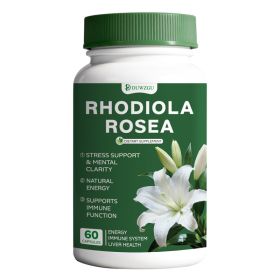 DUWZGU Rhodiola Rosea – Adaptogenic Herbal Supplement for Stress, Energy & Mental Focus | 60 Capsules (Option: Picture color-1PCS)