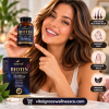 Biotin 25,000 mcg Hair Growth Support Vitamins with Collagen, Hyaluronic Acid & Keratin – Healthy Hair, Skin & Nails for Women & Men