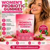 Cranberry Probiotic Gummies for Women – Feminine pH Balance, Freshness & Vaginal Wellness Support | Vegan, 60 Gummies