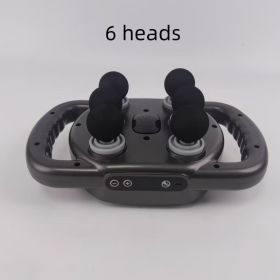 Massage Gun for Back, Neck, Shoulder, Thighs Is Convenient For Home Use (Option: 6 heads)