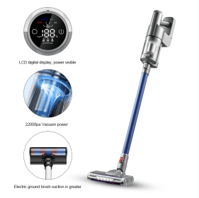 PSQ80 22Kpa powerful suction vacuum cleaner, 150W wireless vacuum, cordless handheld vacuum cleaner, 2200mAh, 30-minute battery life, SUS+HEPA fi (PSQ80: PSQ80b)
