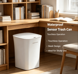 Waterproof Touchless Automatic Sensor Trash Can, Tall Sealed Odor Proof Garbage Bin (style: DZT-10-11)