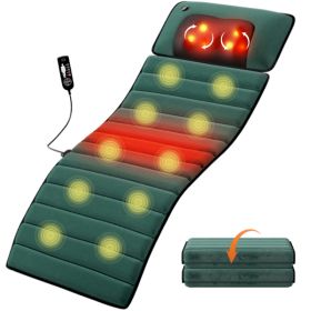 Foldable Portable Neck Massage Pillow Heat Therapy  Multi-Mode Remote Control, Shoulder & Neck Relaxation Device, Multifunc (Option: 602D No leg massage included)